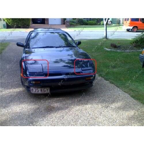 Car Accessories Carbon Fiber Na Style Vented Headlight Cover Fit For 1989-1994 180SX PRS13 Head Light Cover