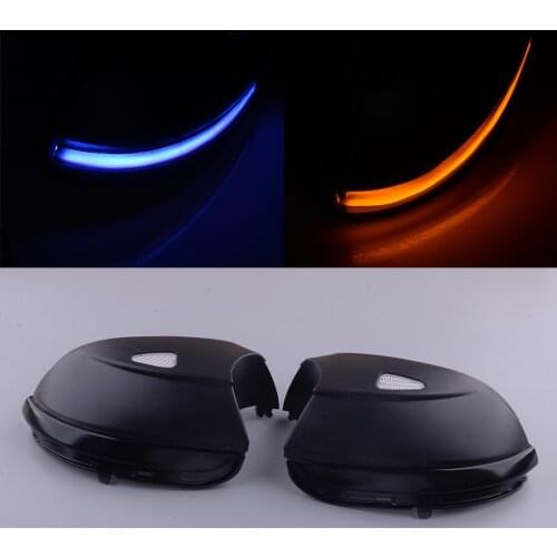 2Pcs Car LED Dynamic Mirror Indicator Turn Signal Light Fit For VW EOS Passat B7 Scirocco CC 3C8949101 2011 2012 2013 2014 2015