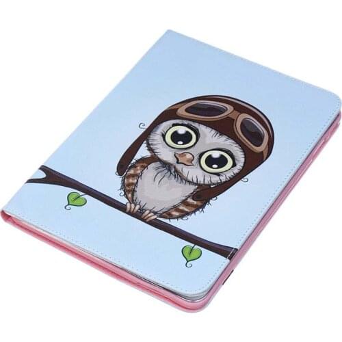 Print Flip Stand Leather Skin Shell Funda Capa Case For Samsung Galaxy Tab 4 10.1 T530 T531 T535 SM-T530 SM-T535 Coque +Film+Pen