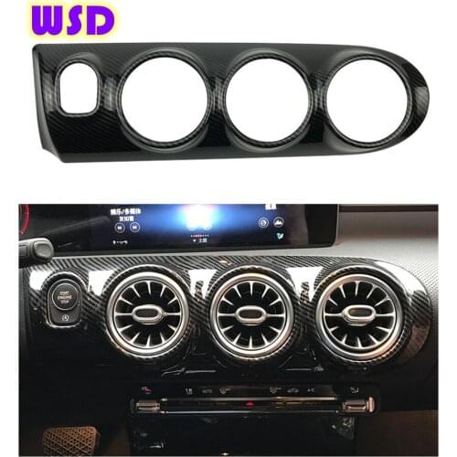 Central control instrument panel air conditioning decorative panel, suitable for Mercedes-Benz W177, C118, car accessories, carb