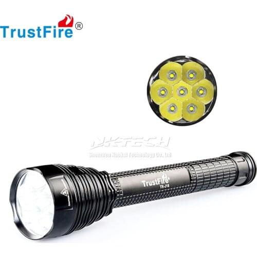 TrustFire TR-J18 LED Flashlights 8500Lumen 5-Mode 7x XML-T6 LED Torch High Power Super Bright For Fishing Bicycle Camping Hiking