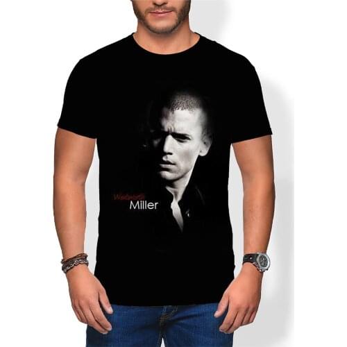 Prison Break T Shirt Mens Womens Unisex Fashion 100% Cotton Short Sleeve O-Neck Tops Soccer Shirts Mens Jersey Sportswear Boys