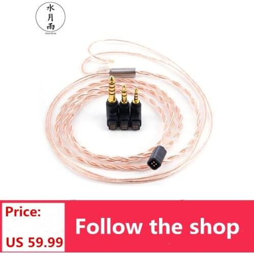 MOONDROP PCC Cable Professional Interchangeable Coaxial OCC Copper wire 2.5mm 3.5mm 4.4mm