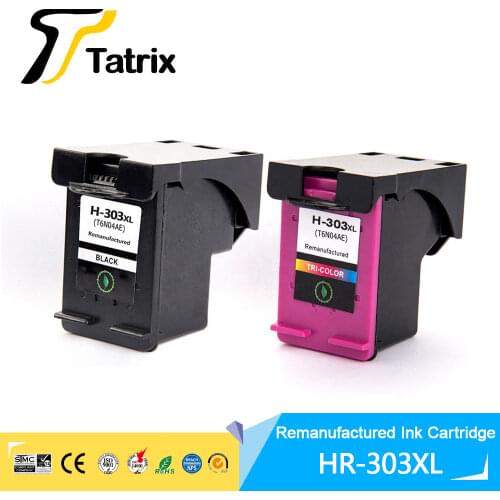 Tatrix 303 XL 303XL Premium Color Remanufactured Ink Cartridge For HP303 For HP ENVY Photo ENVY Photo 6220/6230/ 6232/7120/ 7130