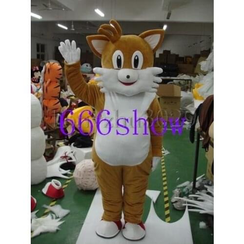Brown cat cartoon mascot costume free shipping