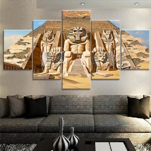 Multi-pictures Egyptian Pyramids 5D Diamond Painting Cross Stitch Full Diamond Embroidery Rhinestone Mosaic Decor 5 PCS ML175