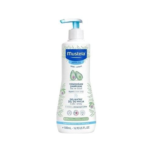 Mustela Gentle Cleansing (Dermo Cleansing) Newborn Hair Body Shampoo 500 ml