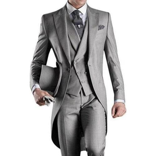 New Fashion Pink Groom Tuxedos Excellent Men Wedding Dress Men Business Prom Party Dinner Holiday Suit(Jacket+Pants+Tie+Vest)