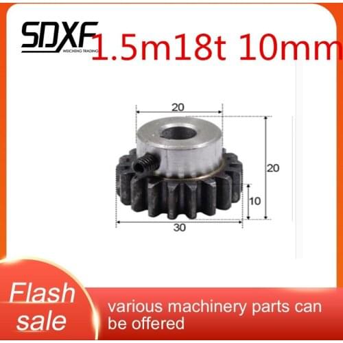 Pc 1.5 mold belt gear with 18 teeth to 40 teeth, 6/8/10/12mm straight gear convex gear