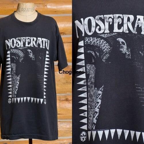 1980s Nosferatu the Vampyre Klaus Kinski German Horror Movie Wener Herzog Cult Classic Movie Promo T Shirt