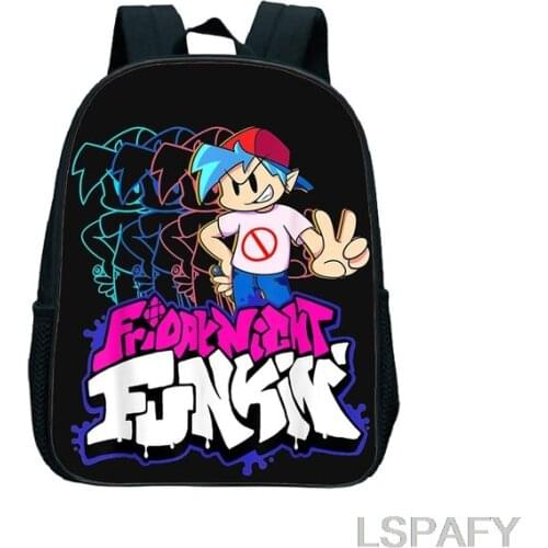 Friday Night Funkin Personalized Toddler Child Backpack Nylon Children School Bags Boys Girls Kindergarten Backpack Kids Bookbag