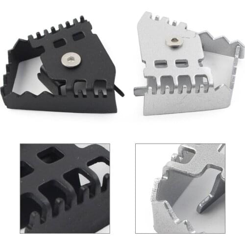 Motorcycle Foot Brake Lever Pedal Enlarge Extension Rear Brake Peg Pad Extender For BMW F650GS F700GS F800GS R1200GS LC R1250GS