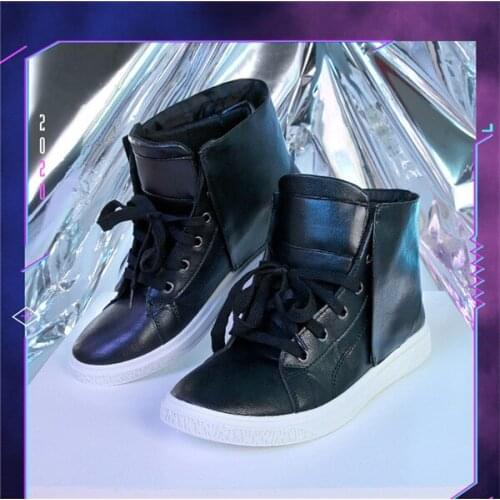 New LOL True Damage Band Skin Akali Yasuo Qiyana Shoes cosplay props daily shoes from 1/3 DElusion A