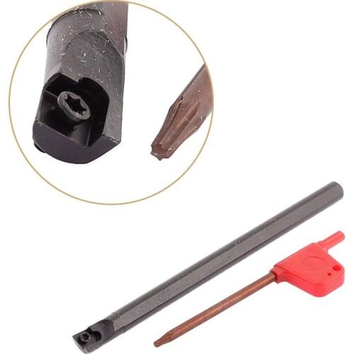 S07K S08K S10K SCLCR06 SCLCL06 Screw Internal Turning Tool Boring Bar CNC Turning Holder Metal Tools with T8 Wrench