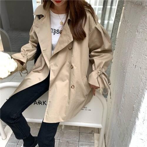 WICCON Women's Double Breasted Trench Coats