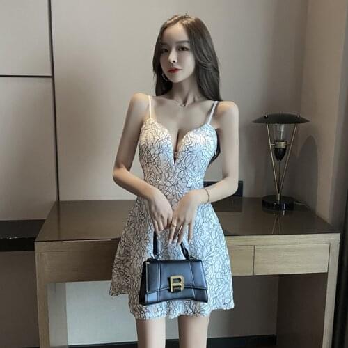 Nightclub womens sexy low-cut waist lace cover belly dress Office Lady Polyester Sheath Solid Sleeveless