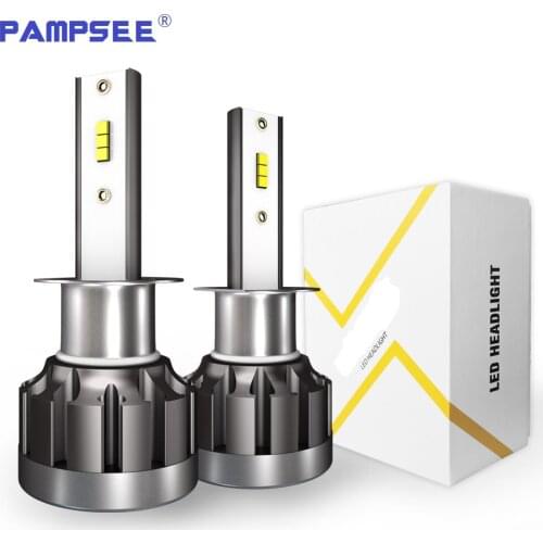 2PCS LED H7 Headlight Bulb CSP Chip LED Car Light 10000LM/Bulb 72W H1 H11 H4 Mini HB3 HB4 Cutting Line 12V 24V Car Styling 1901