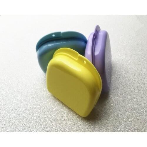 20pcs/set Hign Quanlity Dental Orthodontic Retainer Box/Case mouthguards biteguards dentures Sport Guard Five Color