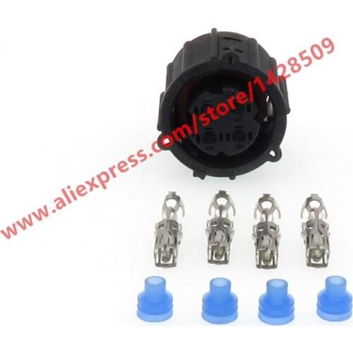 5 Sets 4 Pin Female Waterproof Automotive Electrical Plug Sealed Auto Cable Connector 17984000002