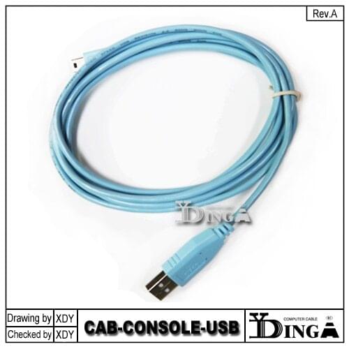 6FT Network routers CAB-CONSOLE-USB USB Console cable for Cisco Routers and Switches bulk buy from china