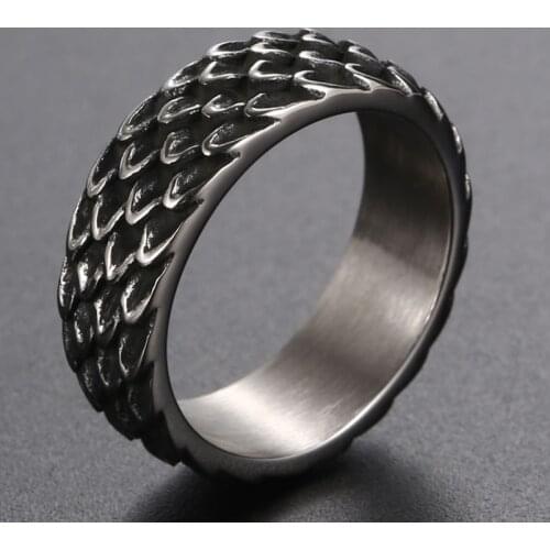 7MM Stainless Steel Signet Spinner Rings for Men Solid Biker Rings Band Size 7-11 Birthday Gifts for Boyfriend Father Dropship