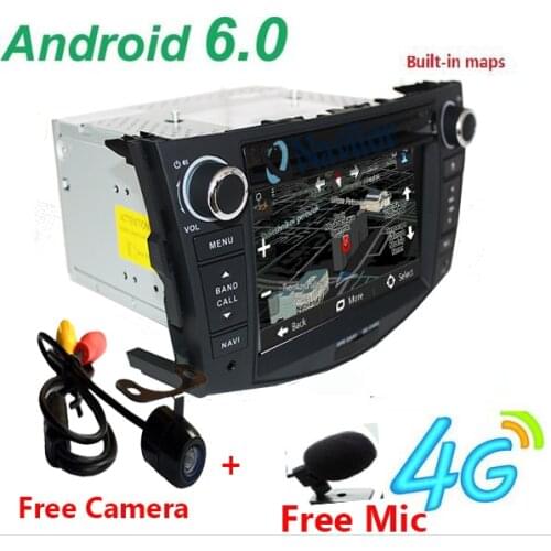 Android 8.1 Car GPS Navigation for Toyota RAV4 2006 2007 2008 2009 2010 2011 2012 Car DVD Player Cortex A7 Quad Core 16GB