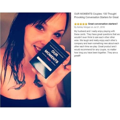 Valentine Gift Our moment Couples for Love Couple Card Game in Epedemic Time 100 Thought Provoking Conversation Starters