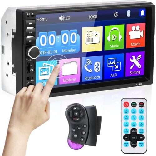 LEEPEE Car Reversing Display 2Din Car Radio Player 7010B /7012B/7018B Car 7" MP5/FM Player Touch Screen HD Multimedia Player