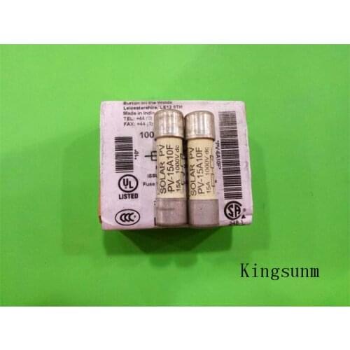 Free shipping 5pcs PV-15A10F Bussmann 10x38 solar photovoltaic fuse 15A 1000V genuine