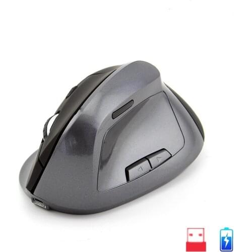 Wireless Mouse Vertical Gaming Mouse USB Computer Mice Ergonomic Desktop Upright Mouse 1600DPI for PC Laptop Office Home Deskop