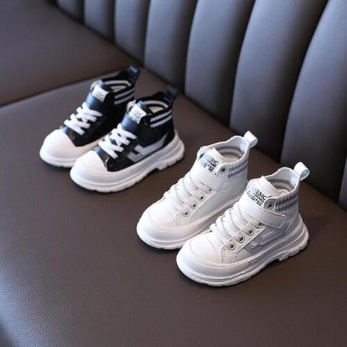 Children Short Boots Girls 2021 Spring Fashion Children Snow Boots Autumn Winter Princess Boys Sport Shoes Child Sneakers