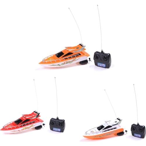 Electric Plastic Waterproof Toys RC Boat High Speed Remote Control Boats Model Ship Sailing RC Boat Ship for Chirldren