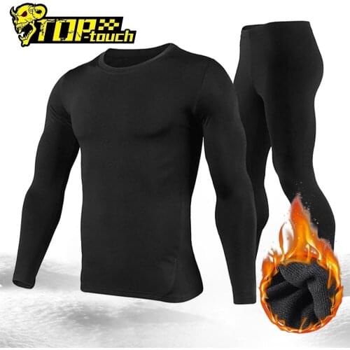 HEROBIKER Motorcycle Thermal Underwear Set Women Men Motorcycle Winter Warm Base Layers Tight Long Johns Tops & Pants 3 Colour