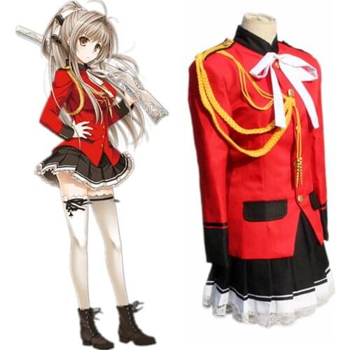 Anime Amagi Brilliant Park Cosplay Costumes Isuzu Sento Uniform Full Set Cosplay Costumes Halloween Party Women Cosplay Costumes