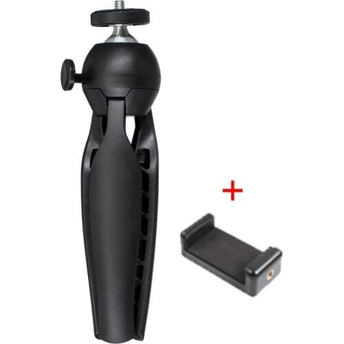 Mini Tripod for Phone with Mount Adapter for iPhone Monopod Gopro Nikon sony Canon DSLR Camera Adjustable Ball Head