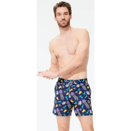 Vilebre MEN SWIMWEAR HERRINGBONES TURTLES Newest Summer Casual Shorts Men Fashion Style Mens Shorts bermuda beach Shorts quin569