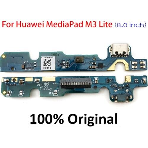 For Huawei MediaPad M3 Lite 8 8.0 CPN-W09 CPN-AL00 CPN USB Flex Cable Dock Connector Charging Charger Port Board