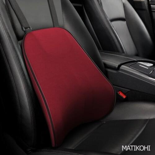 Seat Support In Car Back Lumbar Support Cushion For Office Chair Pillow Cushion Breathable Travel Massagers memory cotton soft