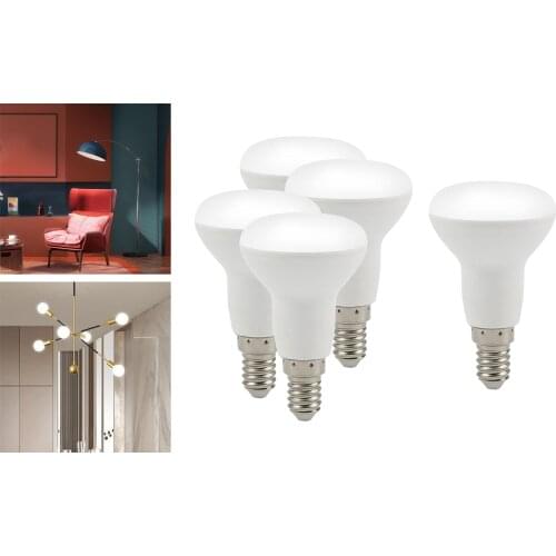 5 Pieces R50 LED Reflector Light Blub Replacement E14 Base