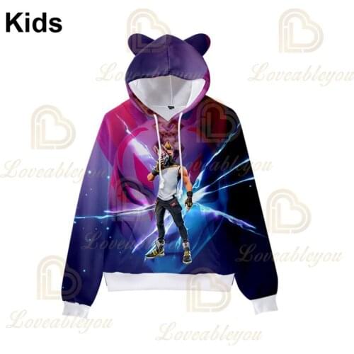 Anime for Teen Girls Hoodie Birthday Gift Battles Men and Women 3D Thin Hoodie Kids Game Sweatshirt
