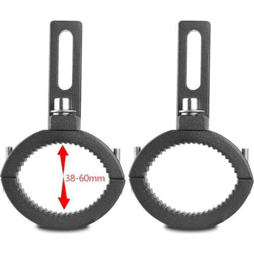 1 Pair Motorcycle Headlights Clamp Holder 50-60mm Tube Fork Lamp CNC Motorbike Handle Bumper Adjustable Mount Bracket