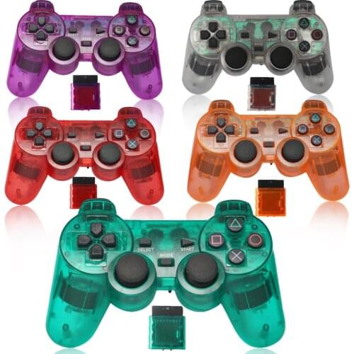 2.4G Wireless Gamepad for Sony Playstation 2 Controller for PS2 Console Joystick Double Vibration Shock Joypad Wireless Controle