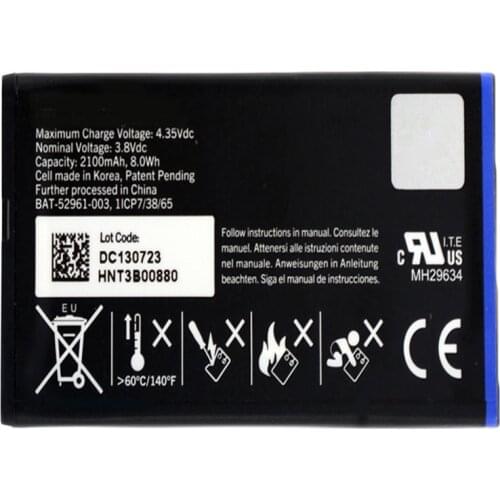 2pcs/lot 2100mAh NX1 N-X1 NX-1 Replacement Battery for BlackBerry Q10 Battery Replacement