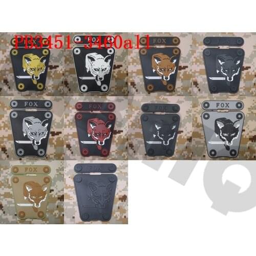 3D PVC Patch FOX HOUND Special Force Group Rubber patch