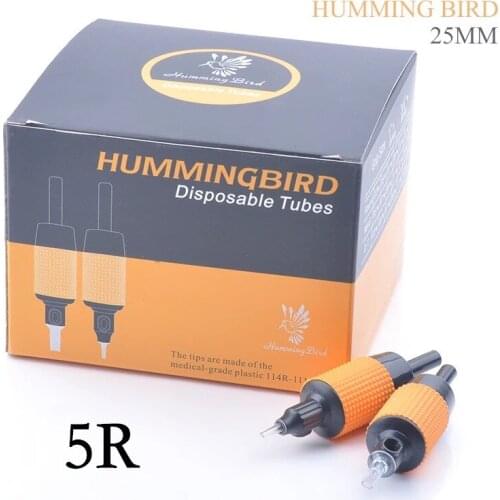 5R Tattoo Hummingbird Disposable Grip/Tube Combo Machine Kit Set Supply 20PCS 1"(25mm)