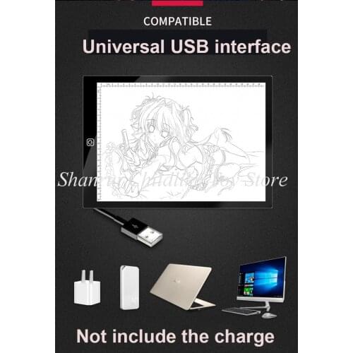 A4 Led Drawing Board 3 Level Dimmable Led Drawing Copy Pad Board Childrens Toy Painting Educational Funny Gifts For Kids