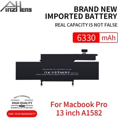 PINZHENG Laptop Battery A1582 For Apple MacBook Pro 13 Inch Retina A1502 2015 Year Replacement Laptop Battery With Tools