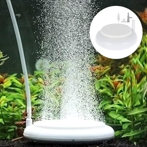 50mm Fish Tank Large Air Bubble Stone Aquarium Aerator Pond Pump Air Stone Bubble Disk Aquarium Air Pump Hydroponic Oxygen Plate