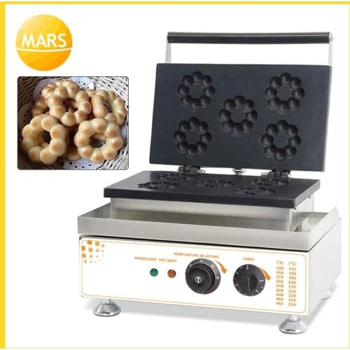 Free Shipping Commercial Doughnut Machine Non-stick Donut Baker Making Machine For Kitchen Equipment