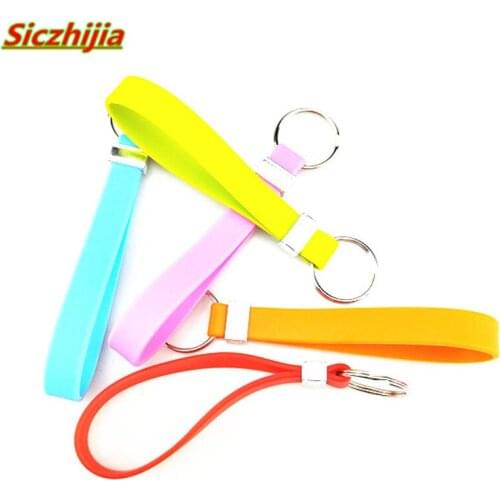 Car Silicone Keychain Car Style Accessories for Honda CRV Accord Odeysey Crosstour FIT Jazz City Civic JADE Crider